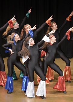 Students performing you should be dancing